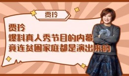 贾玲爆料真人秀视频,爆笑瞬间与感人瞬间大公开